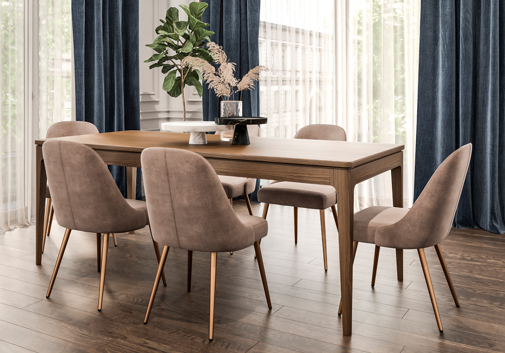 Stoły designerskie z litego drewna dla nowoczesnych wnętrz