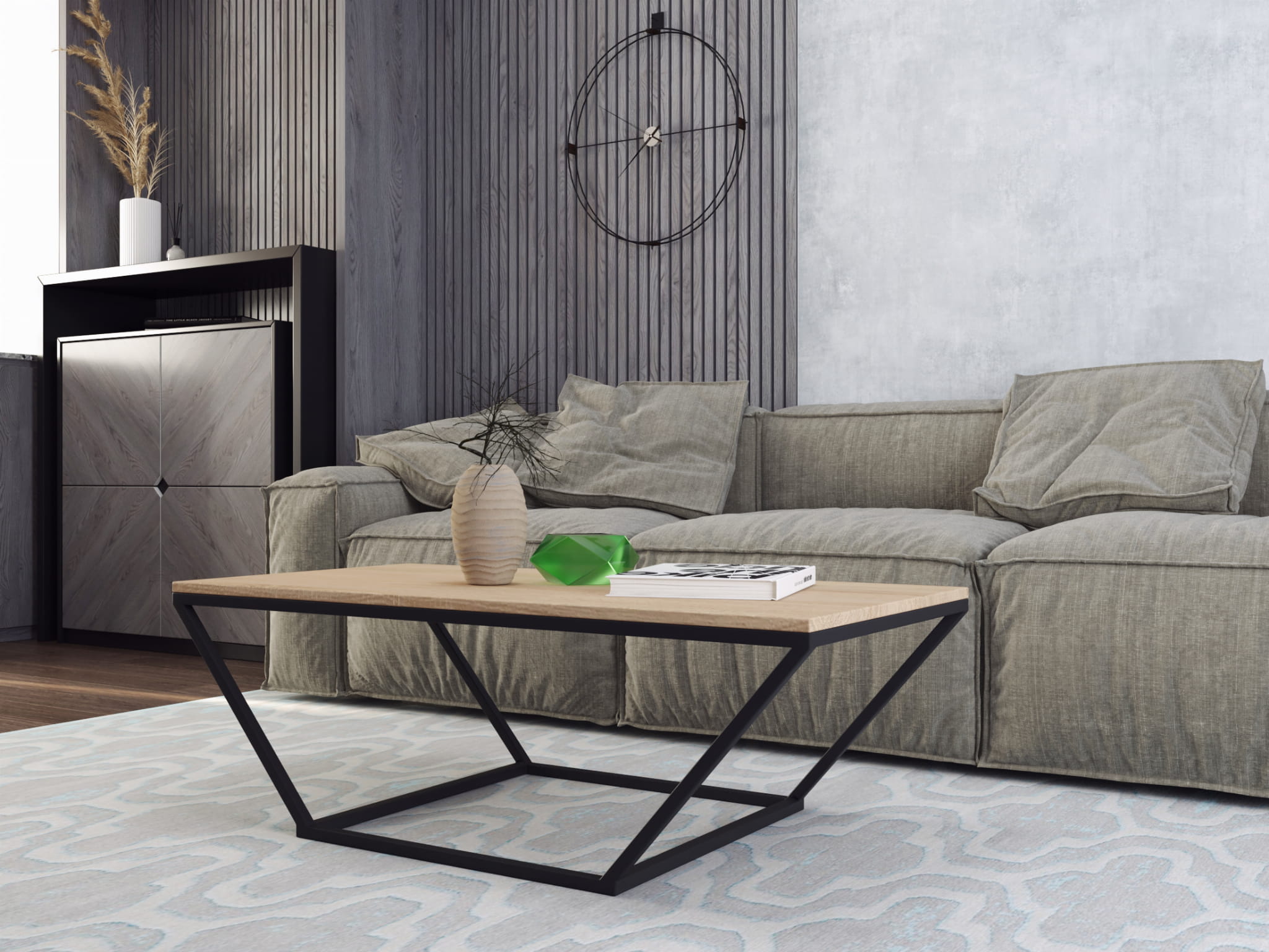 Stolik kawowy z unikalnym designem w skandynawskim stylu